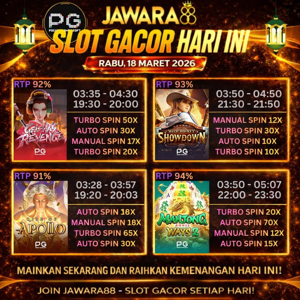 Slot Gacor Jawara88 dengan Bonus Free Spin Paling Menguntungkan