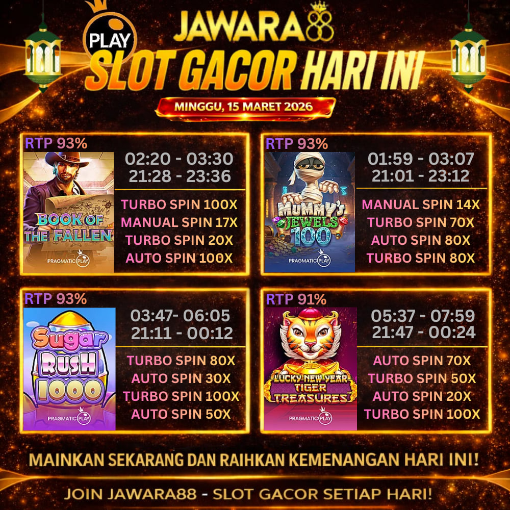 Tutorial Bermain Slot dengan Fitur Auto Spin di Jawara88